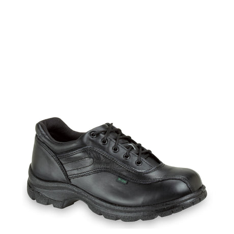Thorogood 834-6908 Men's Soft Streets™ Series Double Track Oxford Uniform Shoe in Black from the side