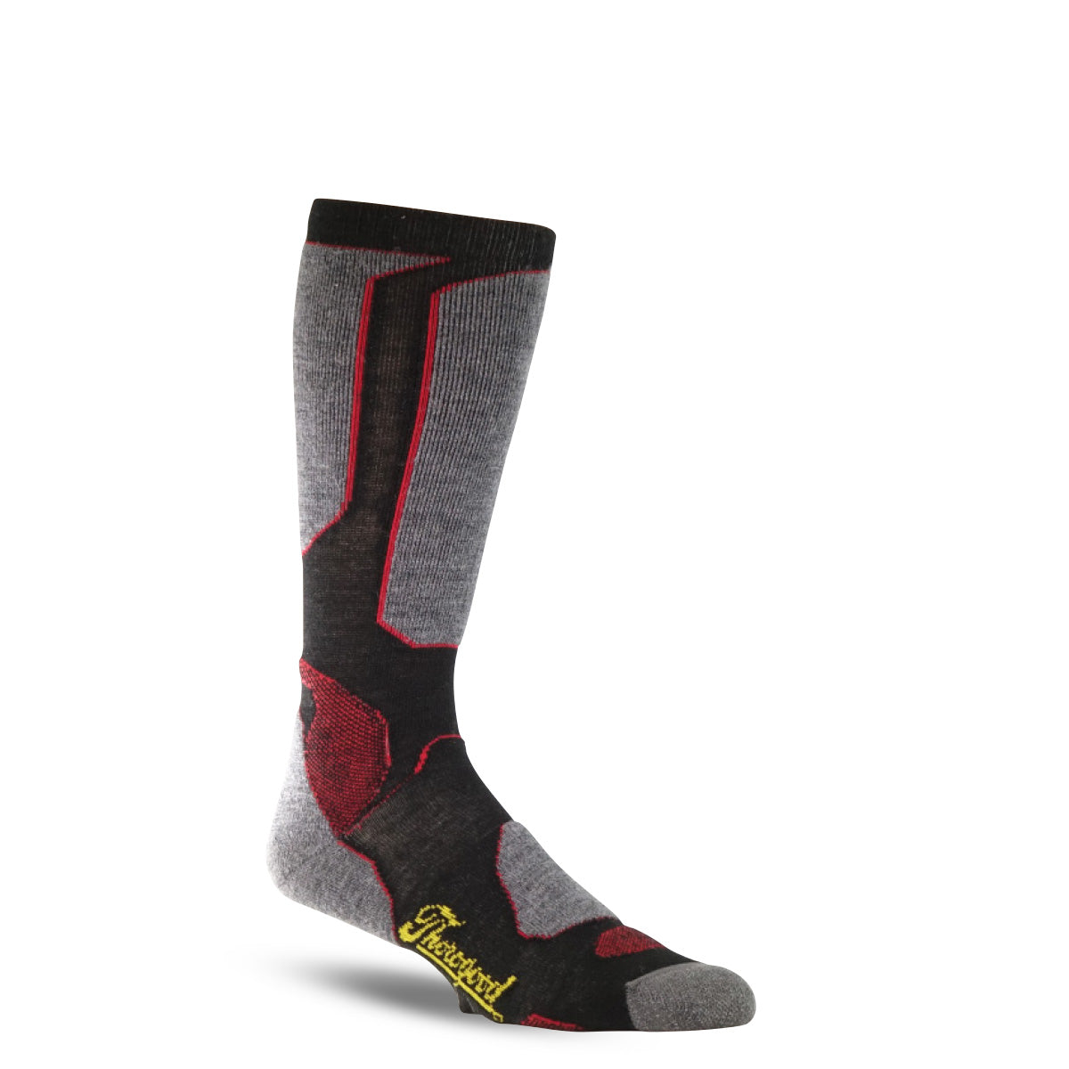 Thorogood Men's Light Duty Sock in Black from the side