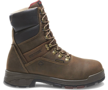 Men's Wolverine Cabor EPX Waterproof 8 Work Boot in Dark Coffee