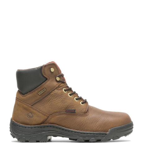 Men's Wolverine Durbin Waterproof 6 Work Boot in Brown