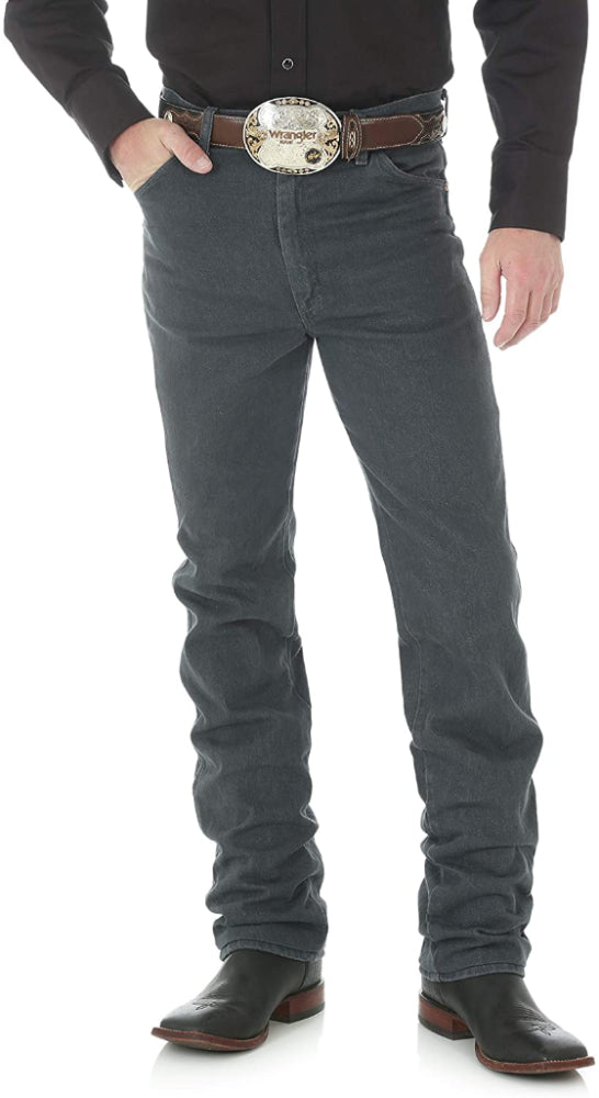 Men's Wrangler Cowboy Cut Jean Slim Fit in Charcoal Gray from the front