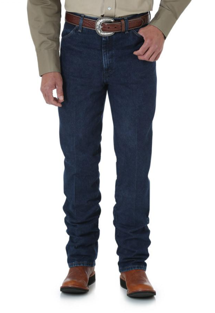 Men's Wrangler Cowboy Cut Jean Slim Fit in Dark Stone from the front