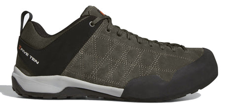 Men's Adidas Five Ten Guide Tennie Approach Shoe in Dark Cargo/Black/Unity Orange from the side
