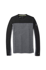 Men's Smartwool Merino Sport 250 Long Sleeve Crew Shirt in Black from the front
