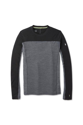 Men's Smartwool Merino Sport 250 Long Sleeve Crew Shirt in Black from the front