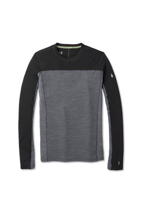 Men's Smartwool Merino Sport 250 Long Sleeve Crew Shirt in Black from the front