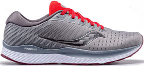 Saucony Men's Guide 13 Running Shoe in Alloy Red Side Angle View