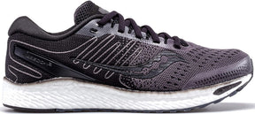 Saucony Women's Freedom 3 Running Shoe in Black White Side Angle View
