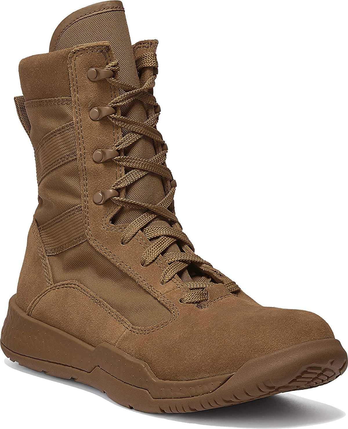 Tactical Research Men's AMRAP TR501 8" Athletic Training Boot in Coyote Side Angle View