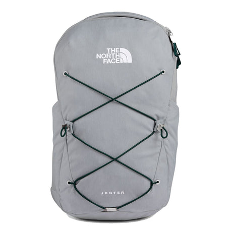 The North Face Jester Backpack in Aviator Navy Light Heather/TNF White from the front
