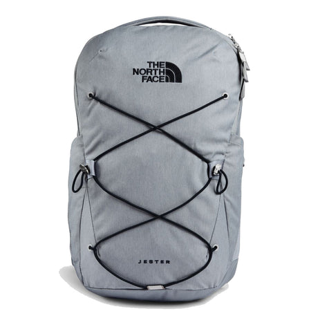The North Face Jester Backpack in Aviator Navy Light Heather/TNF White from the front