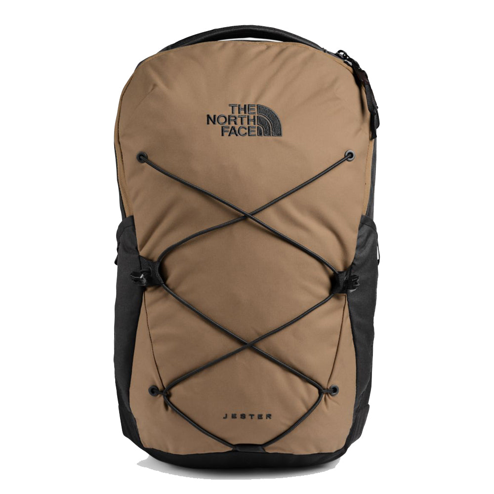 The North Face Jester Backpack in Aviator Navy Light Heather/TNF White from the front