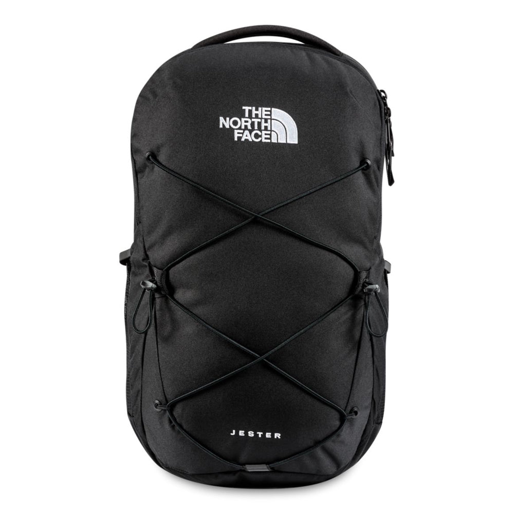 The North Face Jester Backpack in Aviator Navy Light Heather/TNF White from the front