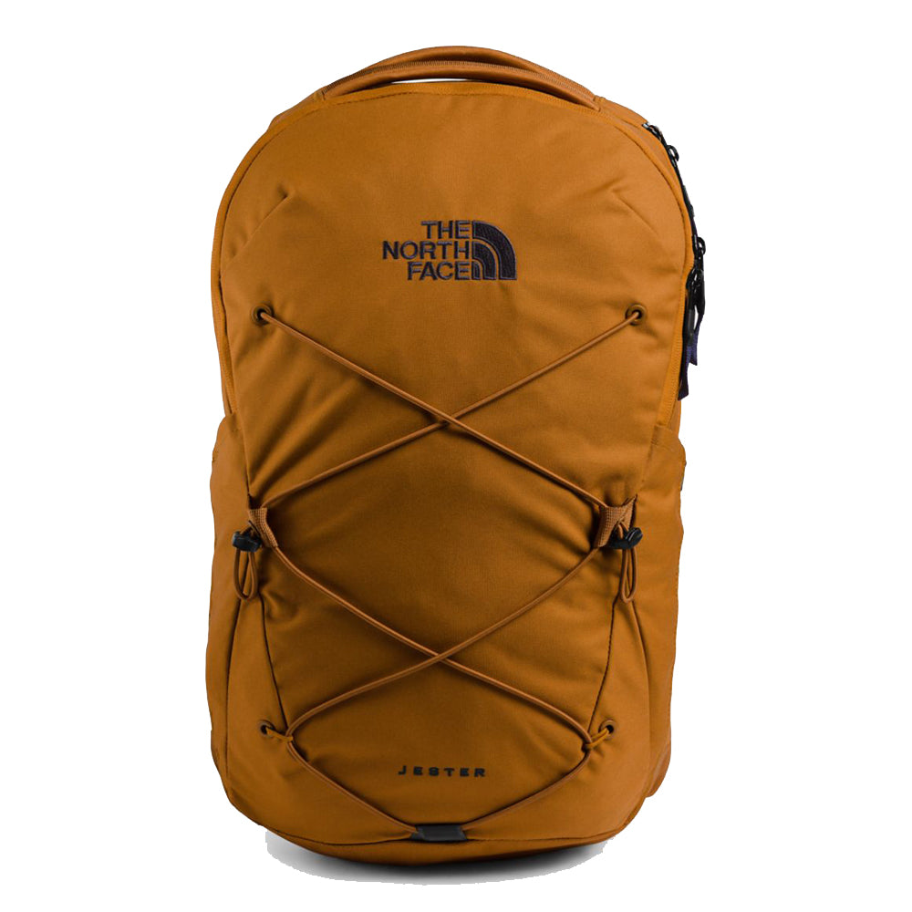 The North Face Jester Backpack in Aviator Navy Light Heather/TNF White from the front