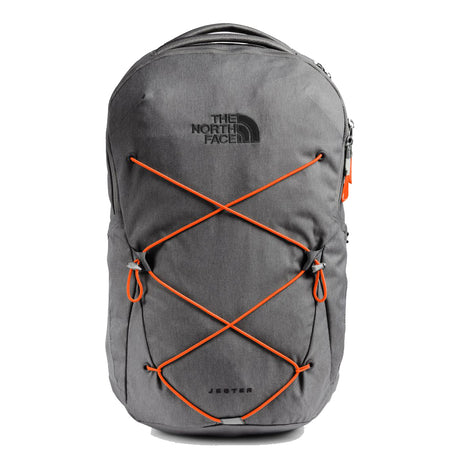 The North Face Jester Backpack in Aviator Navy Light Heather/TNF White from the front