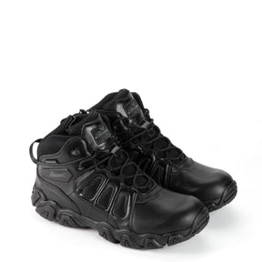 Thorogood Men's 834-6385 Crosstrex Polishable Non-safety Toe Uniform Boot in Black from the side