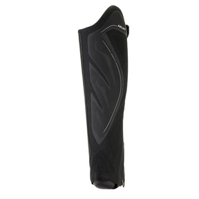 Unisex Ariat Ascent Half Chap in Black Knit from the front