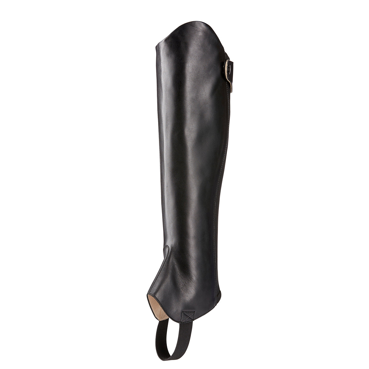 Unisex Ariat Kendron Half Chap in Black from the front