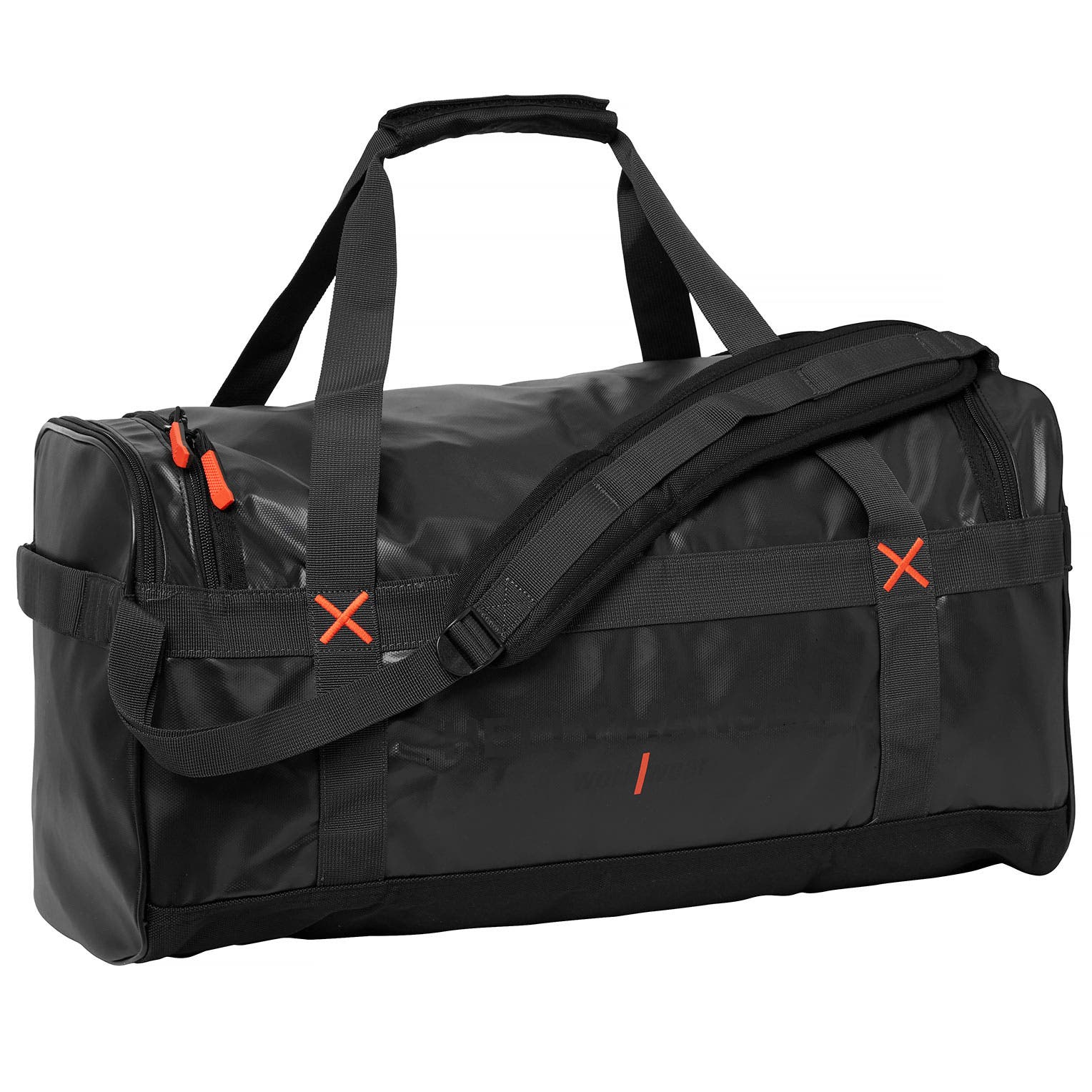 Helly Hansen Unisex 50-Liter Duffel Bag in Black from the front