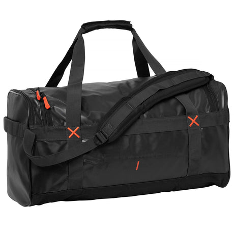 Helly Hansen Unisex 90-Liter Duffel Bag in Black from the front
