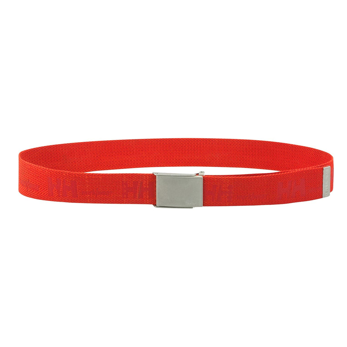 Helly Hansen Unisex HH Logo Webbing Belt in Orange from the front