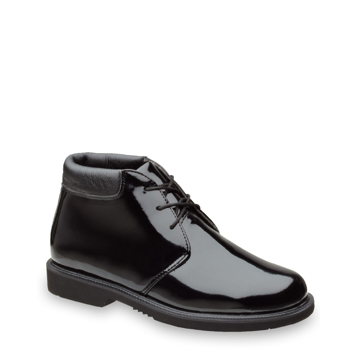 Thorogood 831-6032 Unisex Poromeric Academy Chukka Non-Safety Toe Uniform Boot in Black from the side