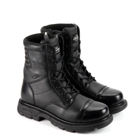 Thorogood 834-6888 Unisex GEN-flex2® Series 8" Tactical Side Zip Non-Safety Toe Jump Boot in Black from the side
