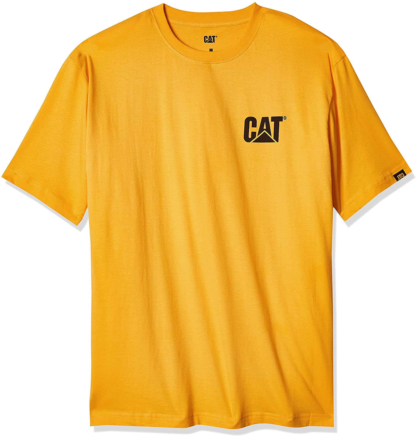 Men's Caterpillar Trademark T-Shirt in Yellow