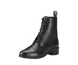Women's Ariat Heritage IV Paddock Boot in Black from the front