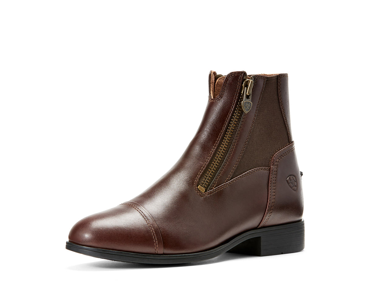 Women's Ariat Kendron Pro Paddock Boot in Mahogany from the front