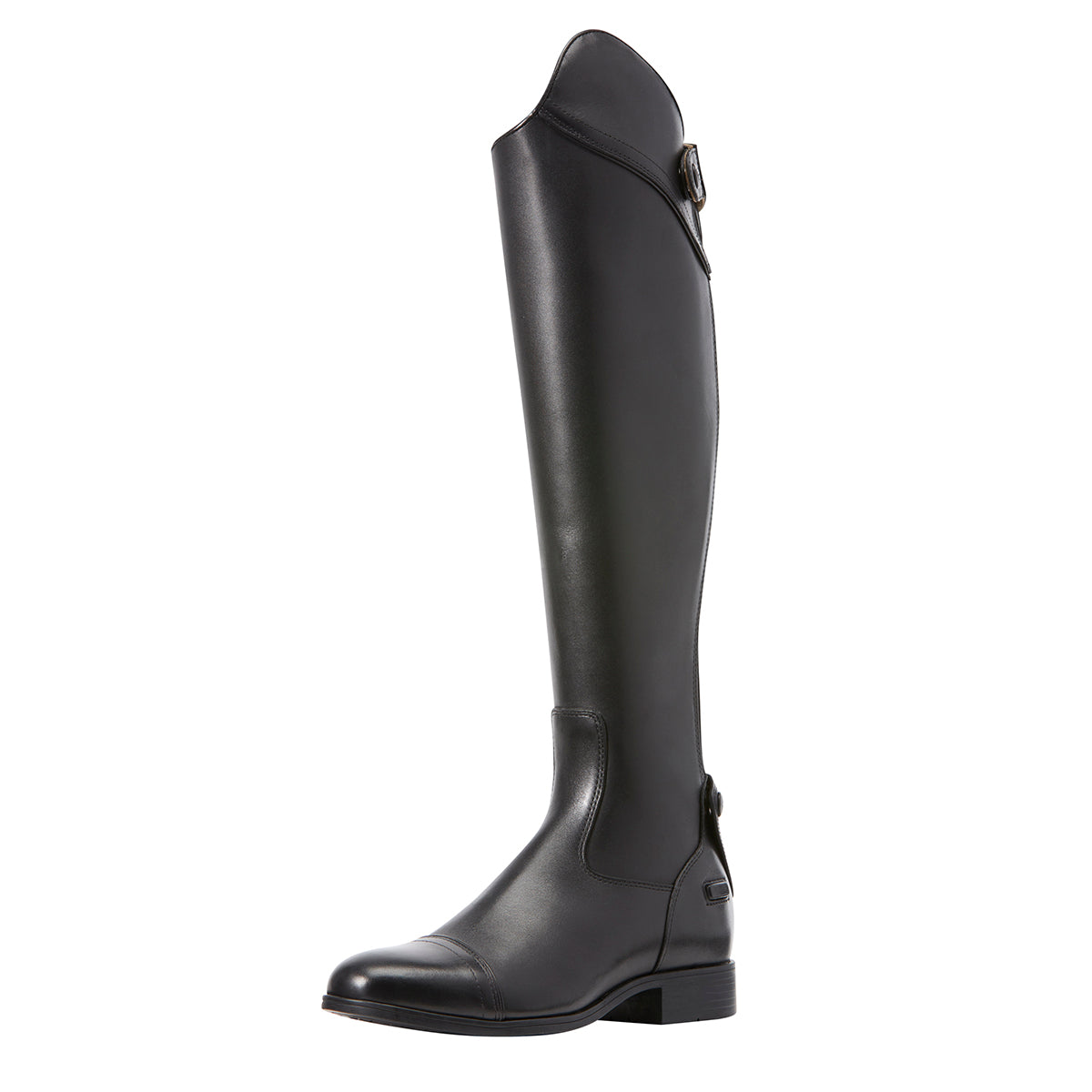 Women's Ariat Kinsley Dress Tall Riding Boot in Black from the front