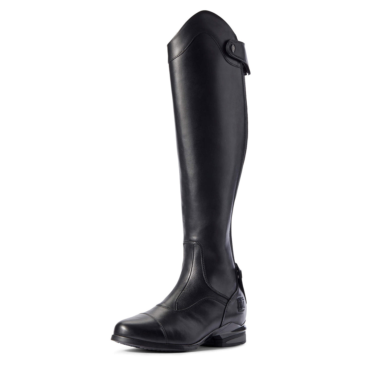 Women's Ariat Nitro Max Tall Riding Boot in Black from the front
