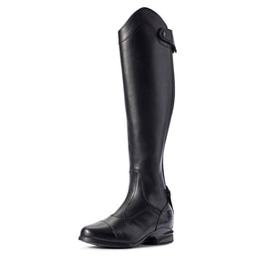 Women's Ariat Nitro Max Tall Riding Boot in Black from the front