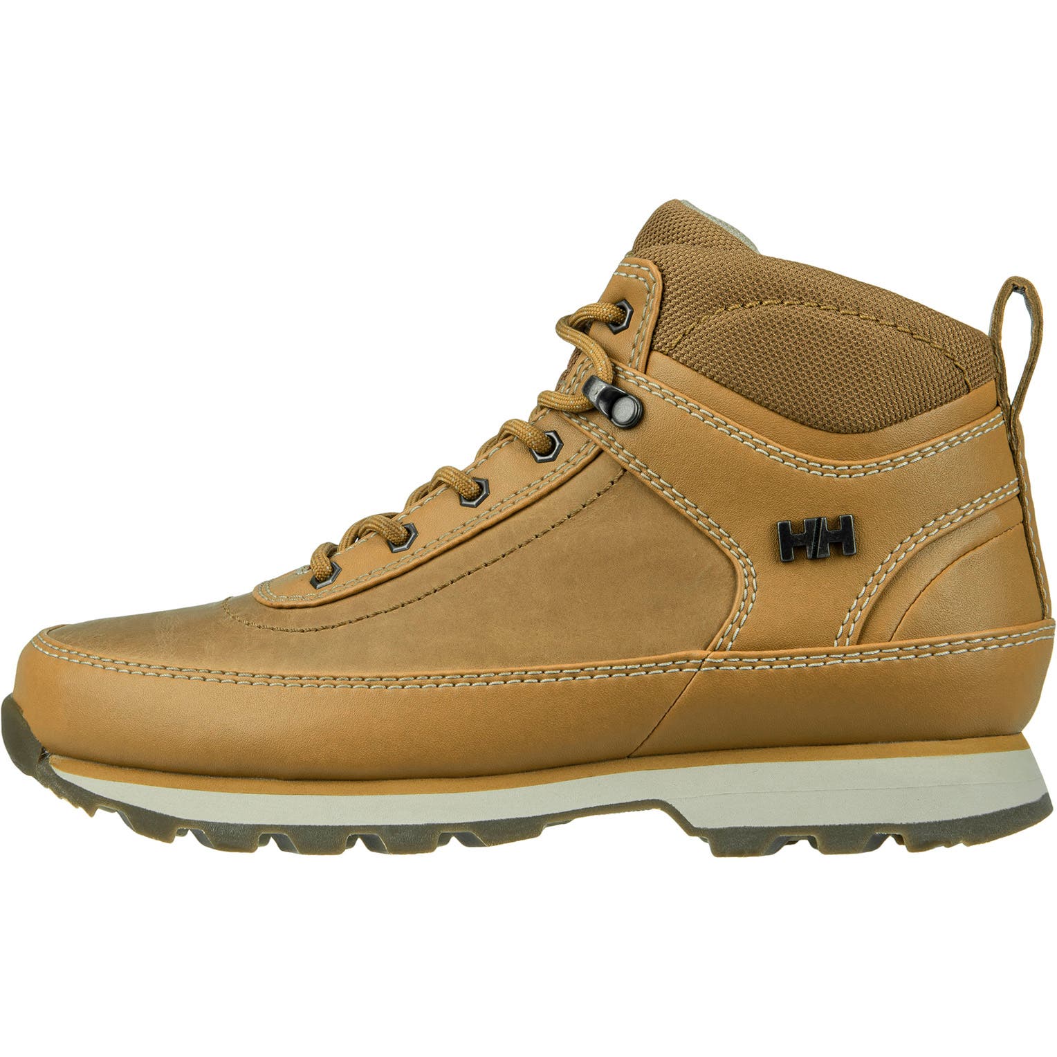 Helly Hansen Women's Calgary Winter Boot in Bone Brown-Natura-Hh from the side