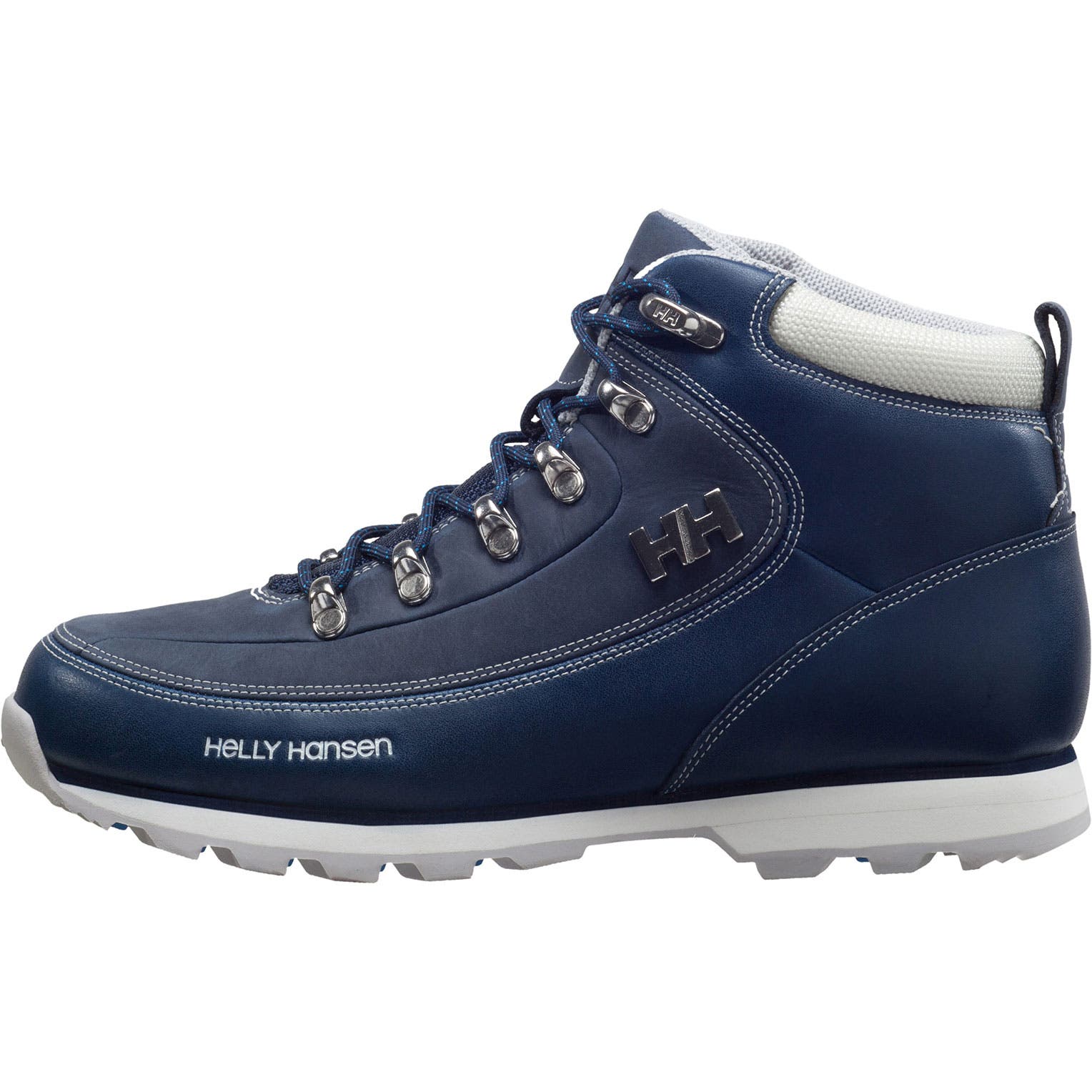 Helly Hansen Women's The Forester Winter Boot in Deep Blue-Off White-L from the side