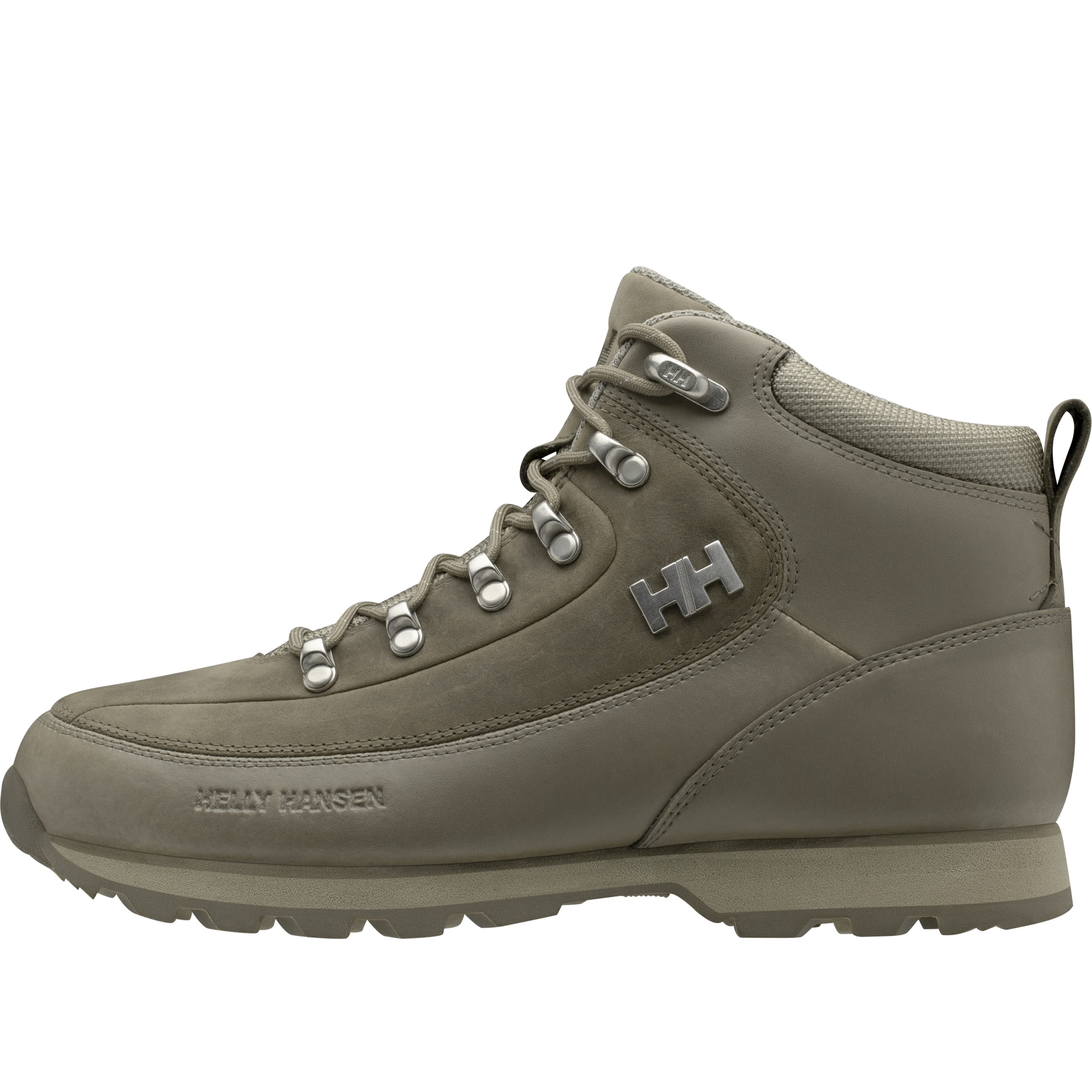 Helly Hansen Women's The Forester Winter Boot in Fallen Rock-Aluminum from the side