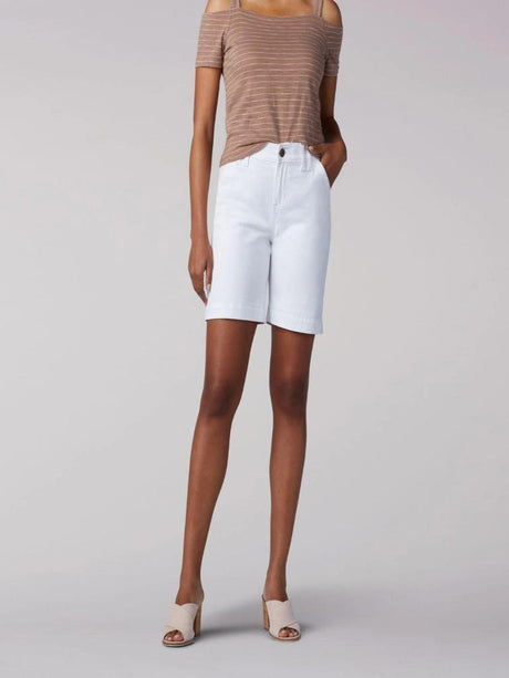 Women's Lee Flex Motion Regular Fit Walkshort in White