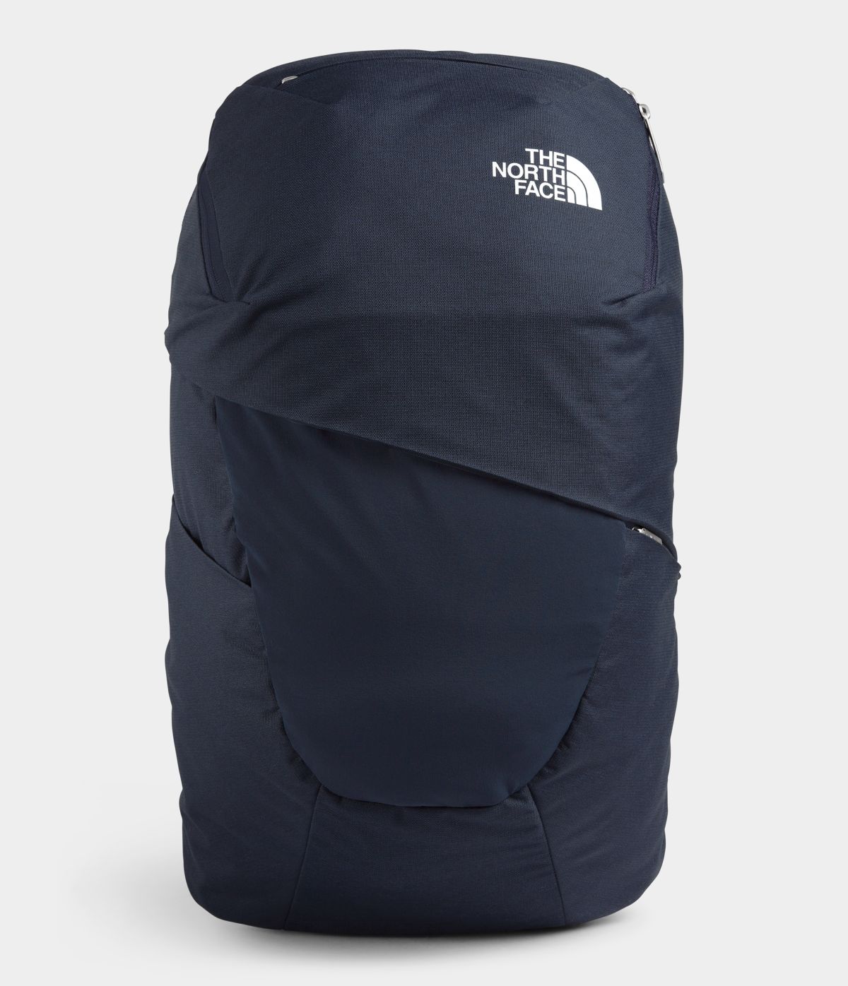 Women's The North Face Aurora Backpack in Aviator Navy Light Heather/TNF White from front view