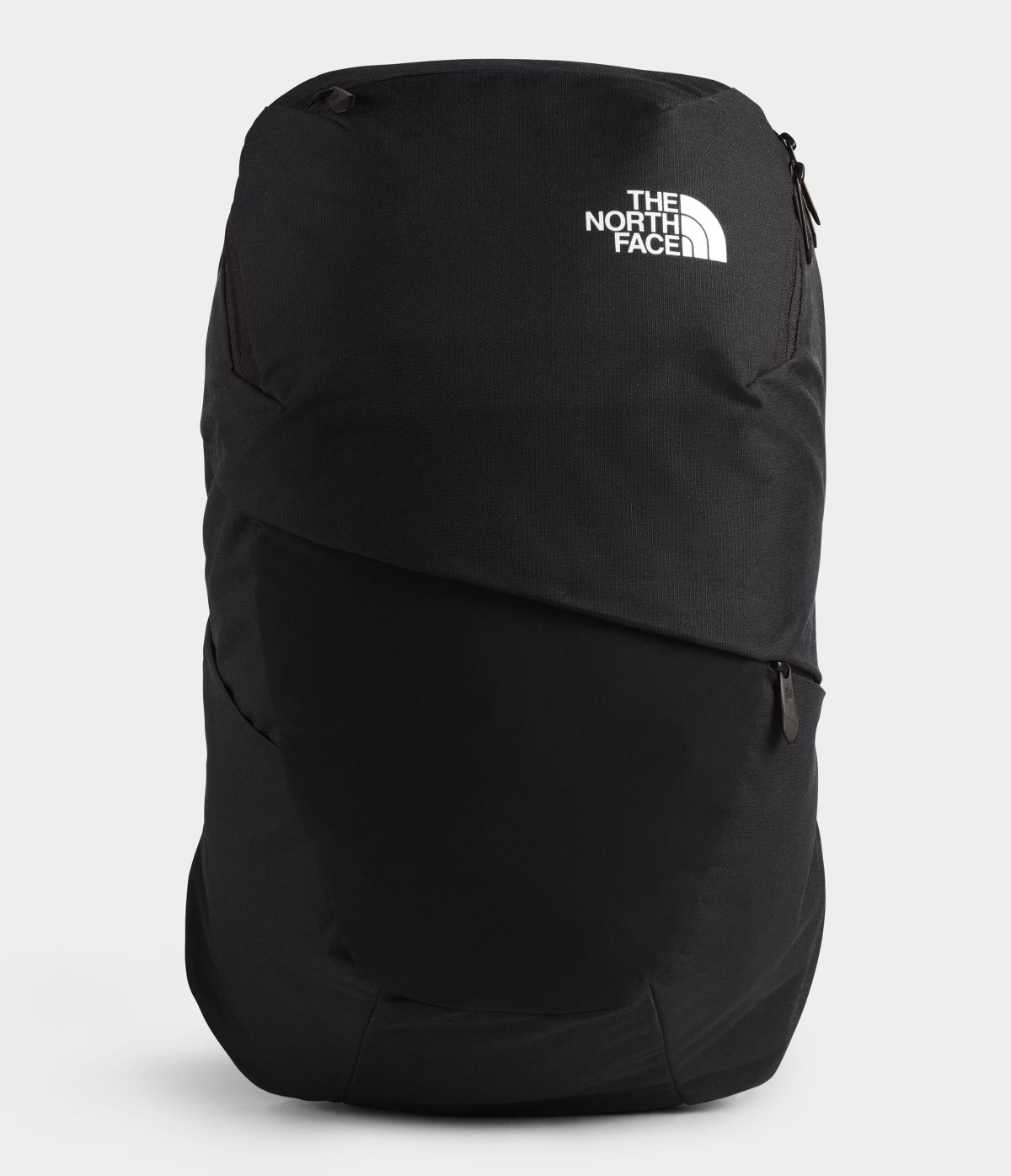 Women's The North Face Aurora Backpack in TNF Black Heather/TNF White from front view