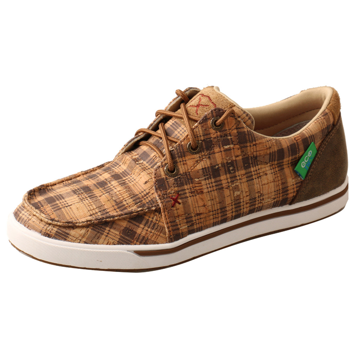 Women's Twisted X Casual Kicks Shoe in Tan & Bomber from the front