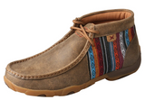 Women's Twisted X Chukka Driving Moccasins Shoe in Bomber & Multi from the front
