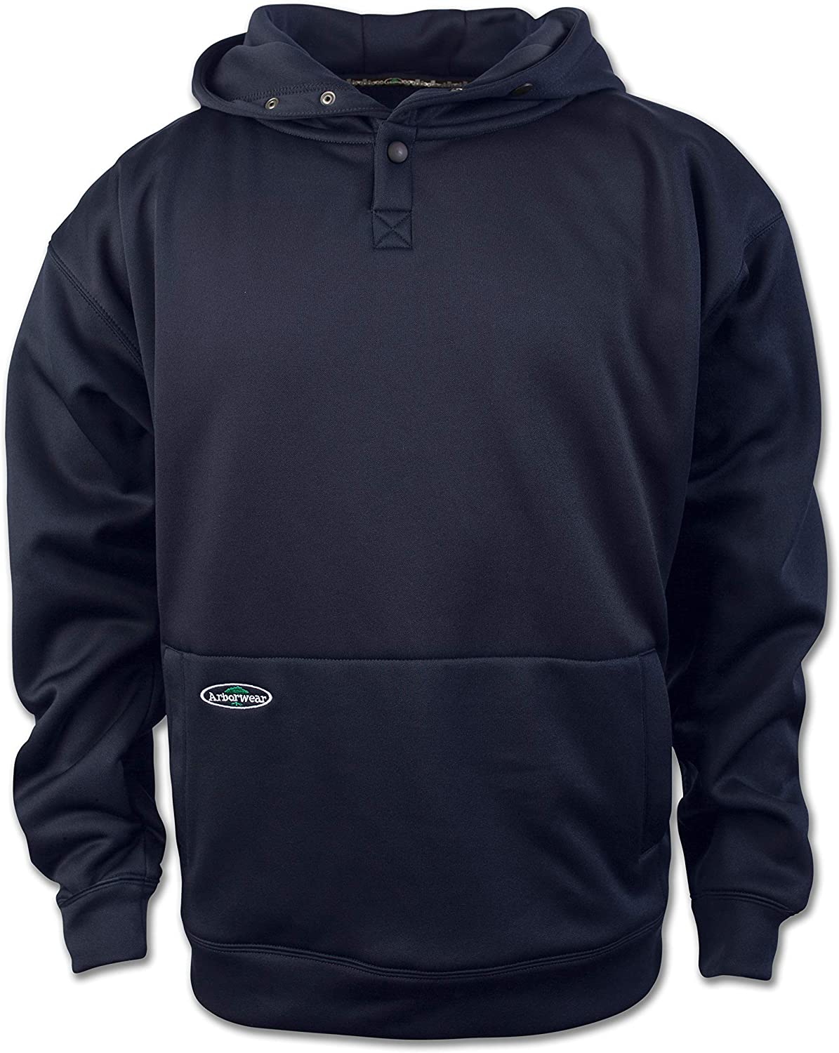 Men's Arborwear Tech Double Thick Pullover in Navy