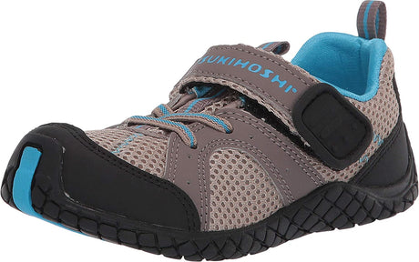 Baby Tsukihoshi Marina Sneaker in Taupe/Sky from the front view