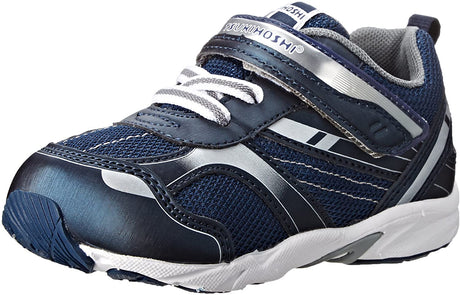 Baby Tsukihoshi Sport Sneaker in Navy/Silver