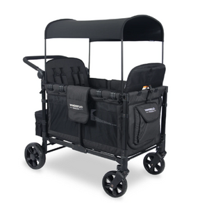Baby Wonderfold W4 Elite Quad Stroller Wagon Black