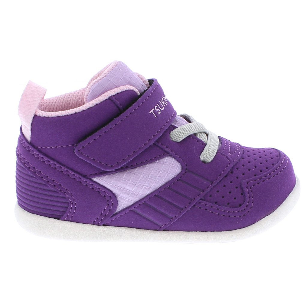 Baby Tsukihoshi Racer-Mid Sneaker in Purple/Pink