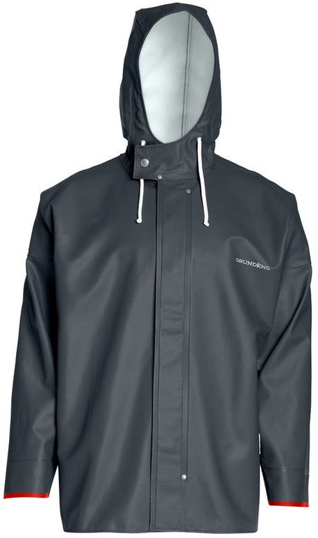 Brigg 40 Rainjacket in Green color from the front view