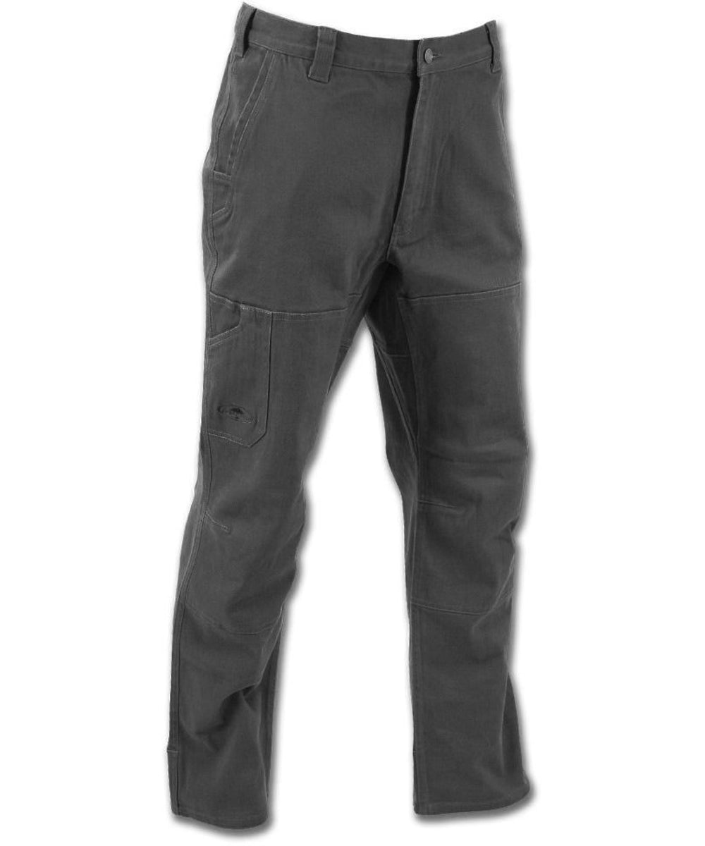 Cedar Flex Pant in Coal color from the front view