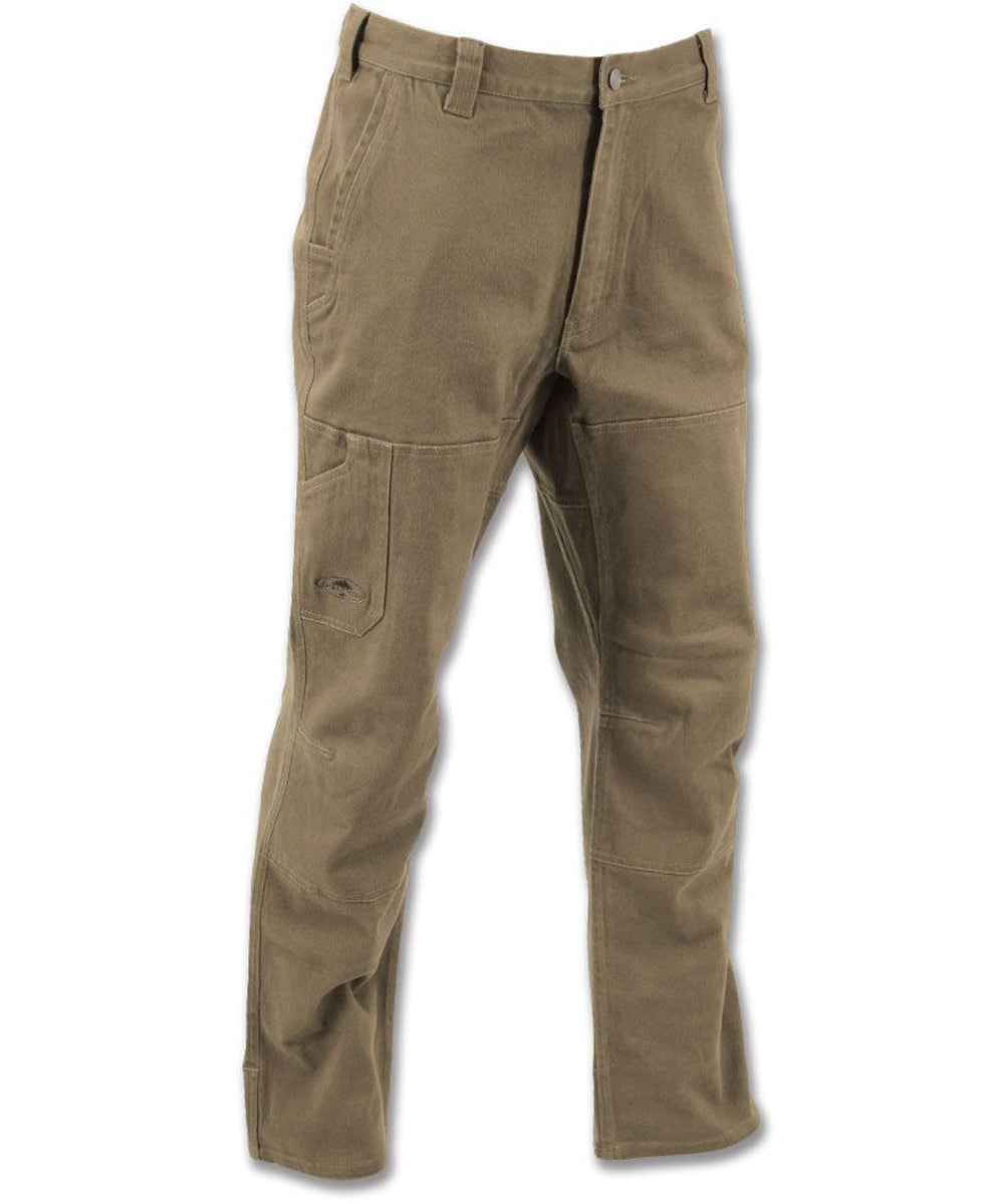 Cedar Flex Pant in Driftwood color from the front view