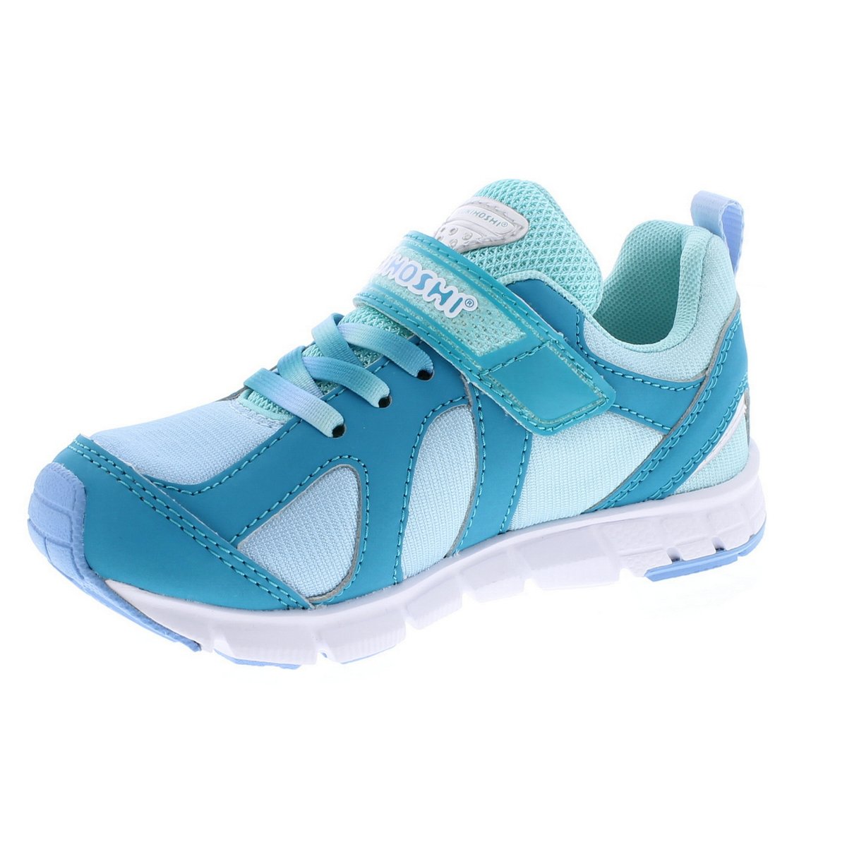 Child Tsukihoshi Rainbow Sneaker in Marine/Blue from the front view